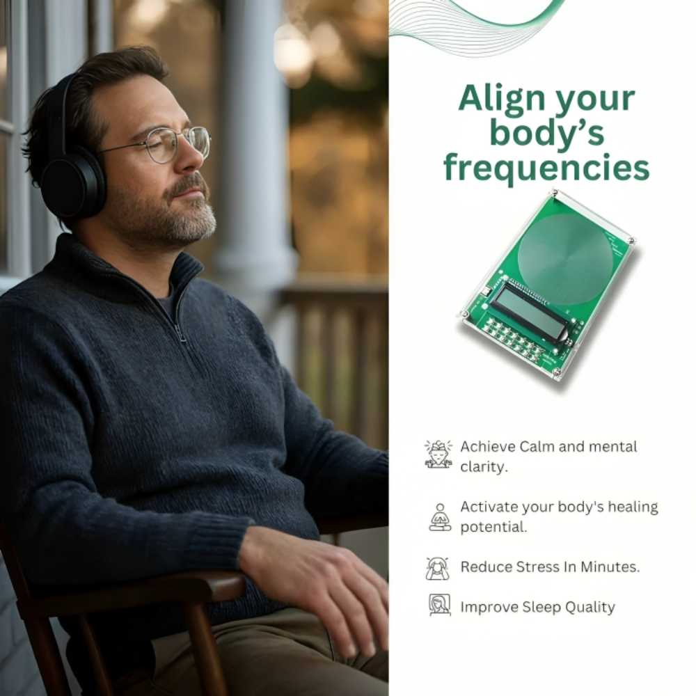 Bio-Healing Frequency System + Free Anti-Radiation Earphones