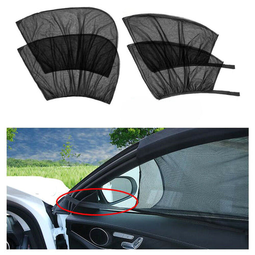Car Side Window Sunshade Mesh Cover | UV Protection & Anti Mosquito