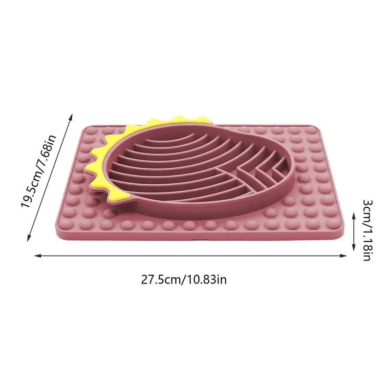 Slow Feeder Lick Mat Bowl for Dogs & Cats