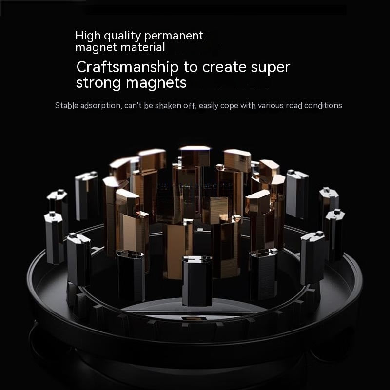 Premium Magnetic Car Phone Mount with Foldable Metal Design