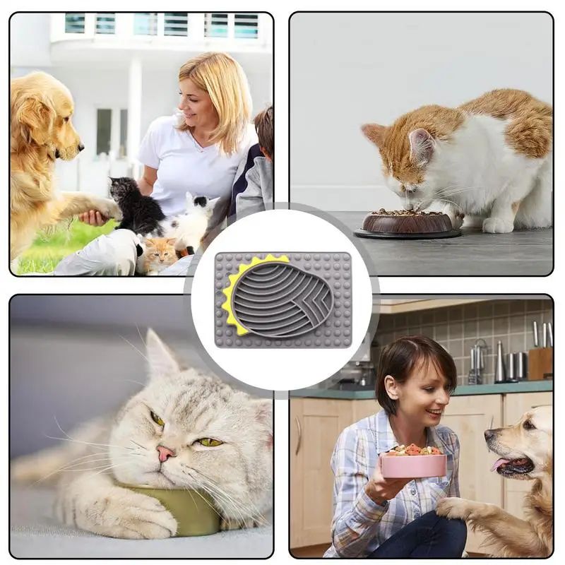 Slow Feeder Lick Mat Bowl for Dogs & Cats