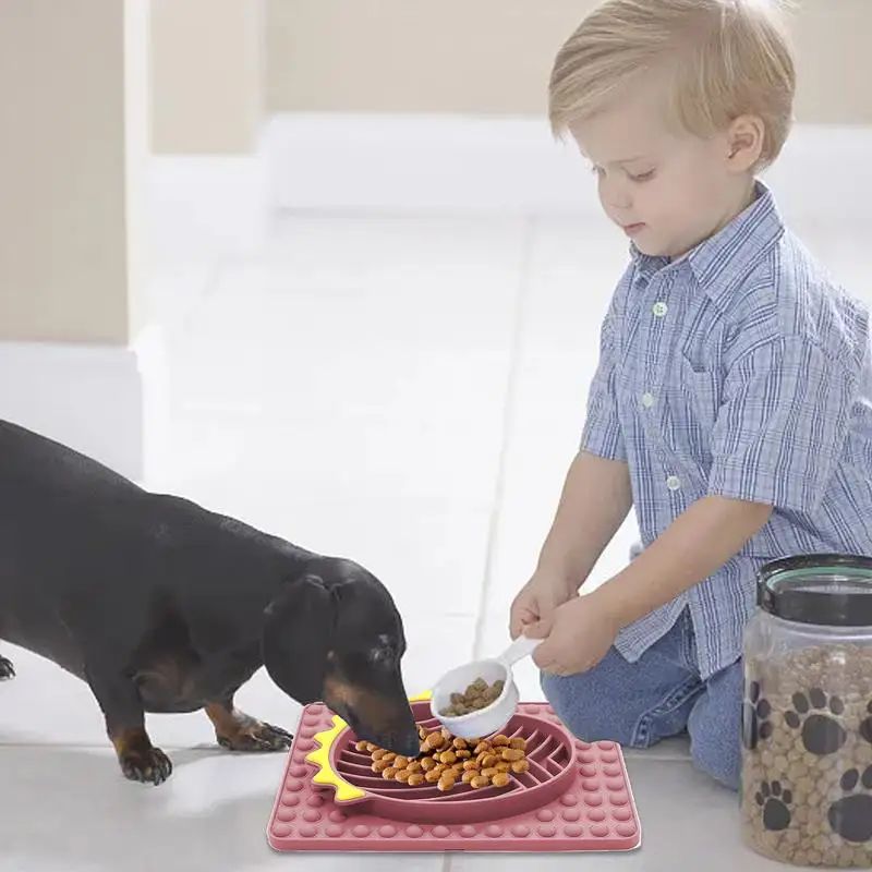 Slow Feeder Lick Mat Bowl for Dogs & Cats