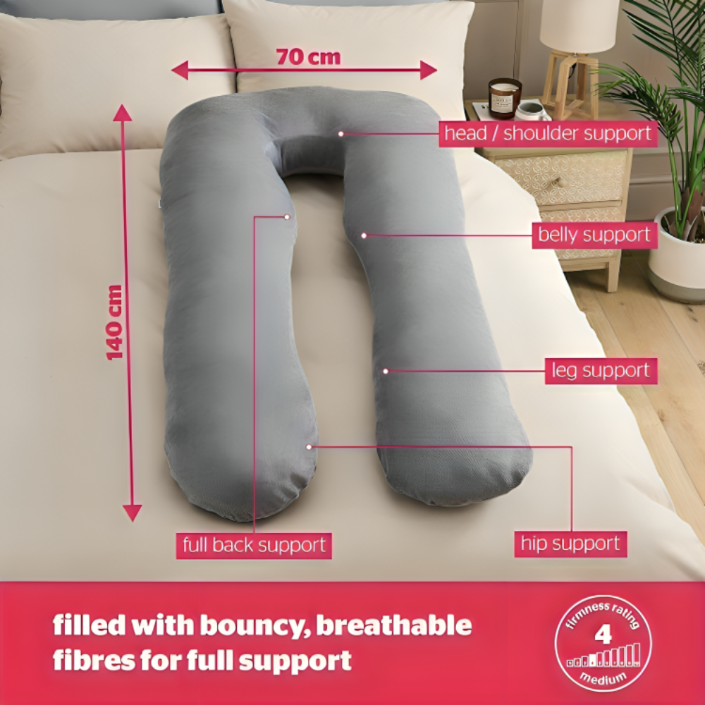 Cosy Mama Pregnancy Pillow + FREE Mystery Pillowcase