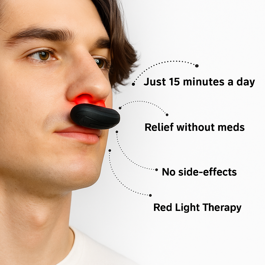 Red Light Nasal Device