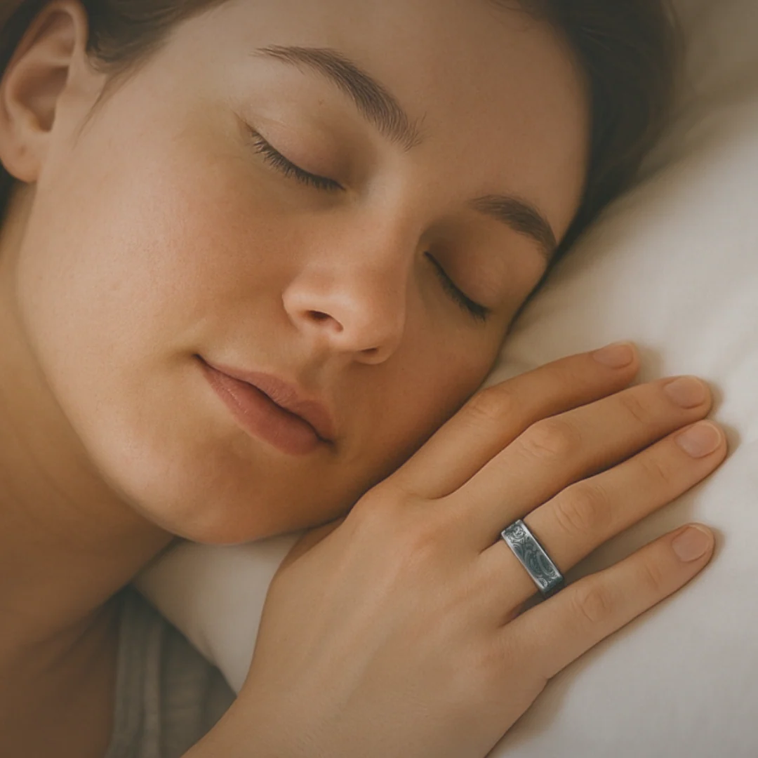 Retro Style Smart Wellness Ring | Heart Rate And Blood Pressure